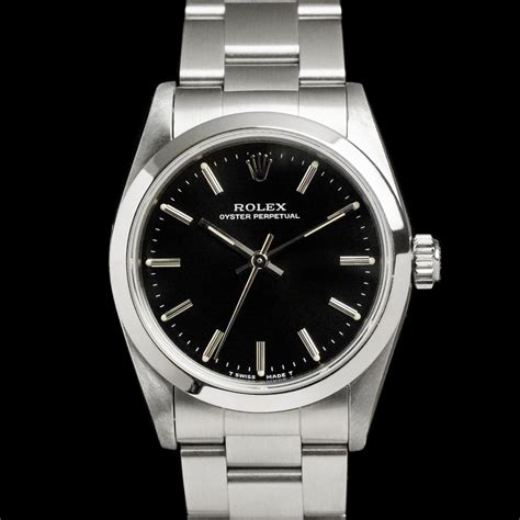 rolex medio 67480|Rolex Oyster Perpetual 31 Midsize Black Dial Steel Ladies Watch .